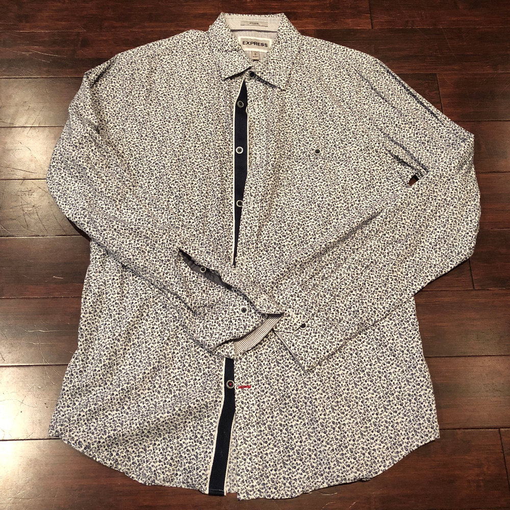 EXPRESS Fitted Dress Shirt